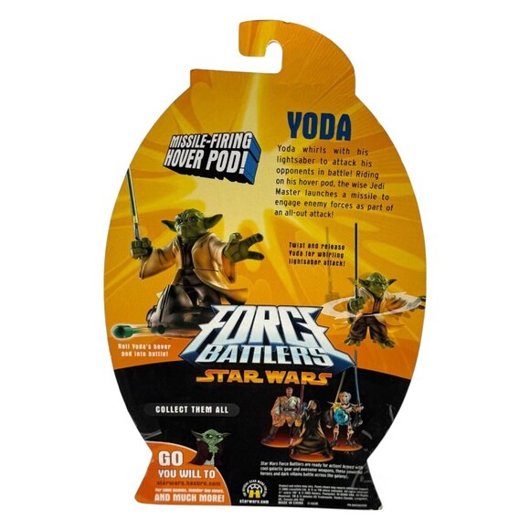 Star Wars Hasbro Force Battlers Yoda Action Figure with Hover Pod Attachment - Picture 5 of 8